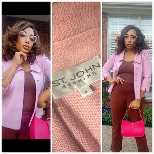 St John Pink Sweater -Bx90925